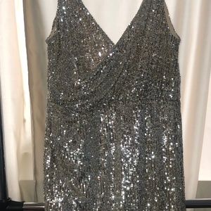 Champagne Sequence Cocktail Dress